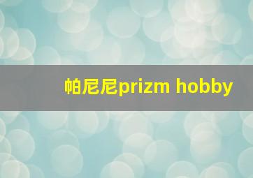 帕尼尼prizm hobby